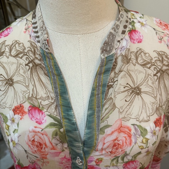 Johnny Was Janice Tunic top - Picture 2 of 8